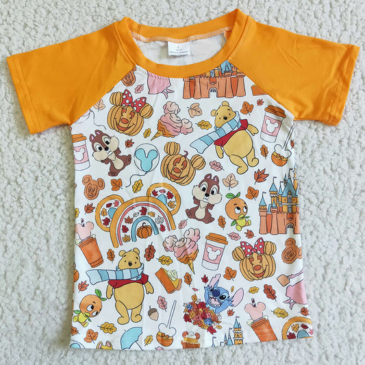 Cute Boys T-shirt Short Sleeve Kids Clothes Top BT0044