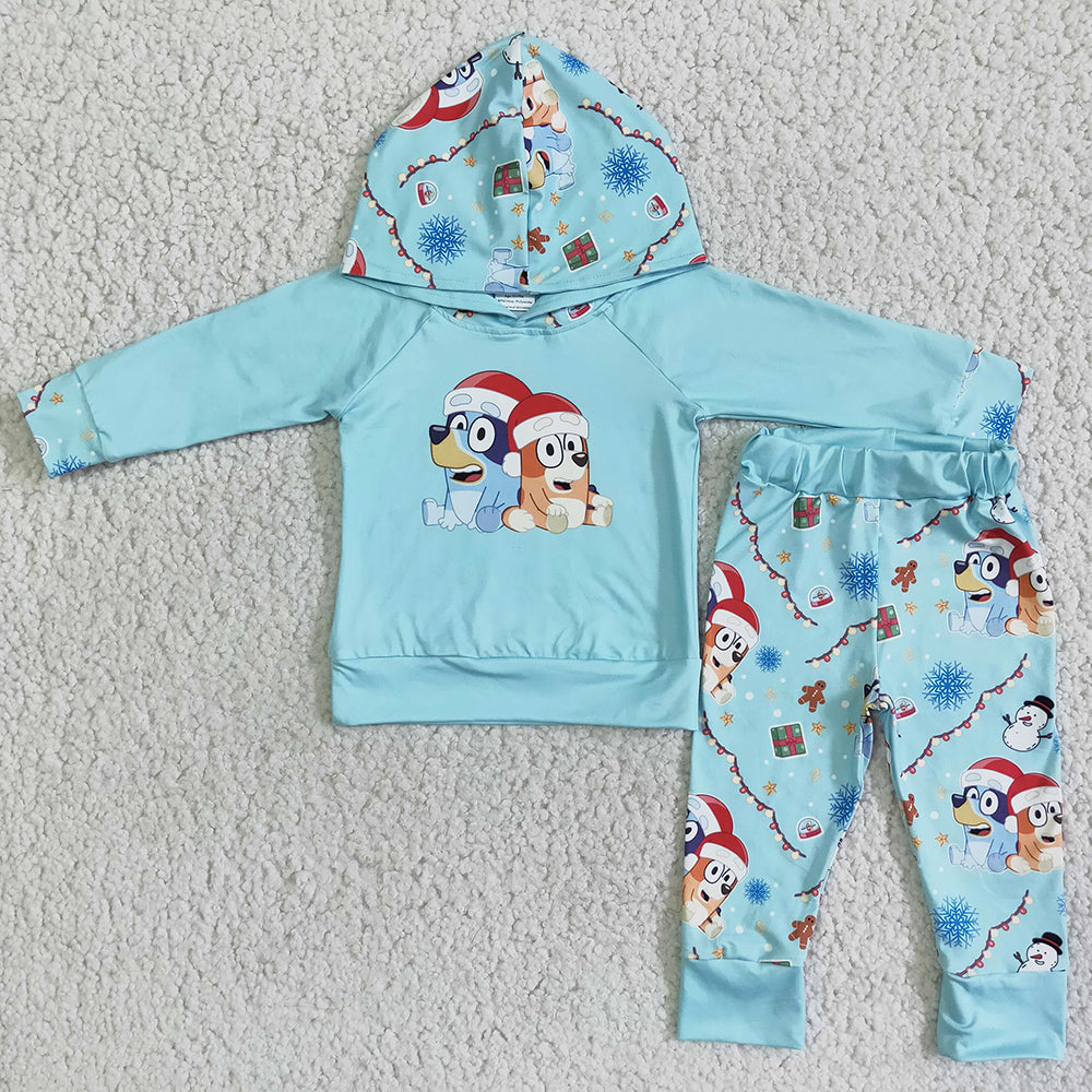 Boutique Boys Clothing Hoodie Set Christmas Cute Kids Clothes Boys Outfits 6 B6-14