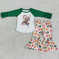 Hot Sale Baby Girls Christmas Clothing Bell Bottoms 6 A18-20