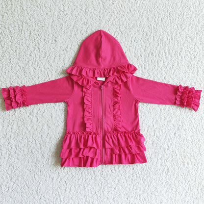 Cotton Girls Coat Hooded Top Boutique Clothing GT0018