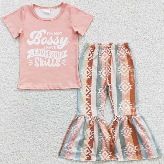 Wholesale Baby Girl Clothes Bell Bottoms Boutique Outfits GSPO0562