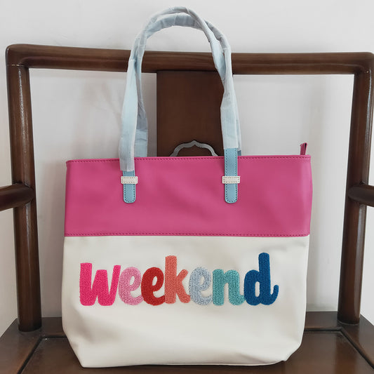 Kids Girls Bag Weekend Square Tote Bags BA0052