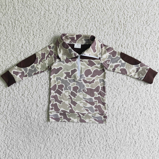 Boutique Boys T-shirt Camouflage Fashion Baby Boy Clothes Top BT0029