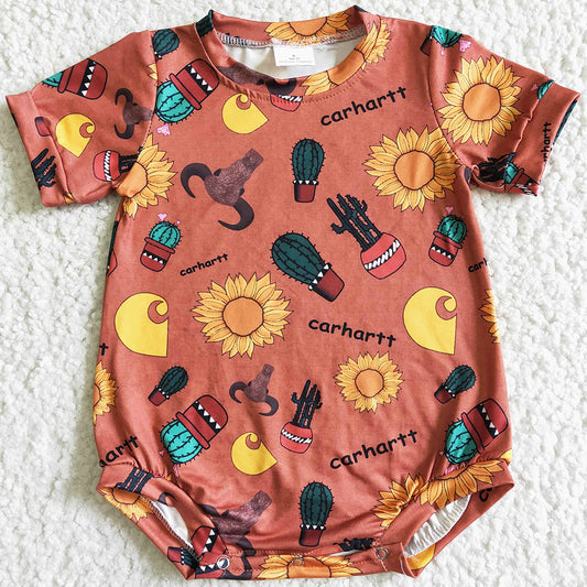 New Fashion Infant Baby Girls Romper Jumpsuit Western Style Summer Boutique Toddler Girls Romper Cute Clothing SR0021