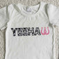 Wholesale Baby Girl Clothes Kids Summer Clothes Outfits Short Sleeve Letter T-shirt Bell Bottom Pants Set GSPO0032