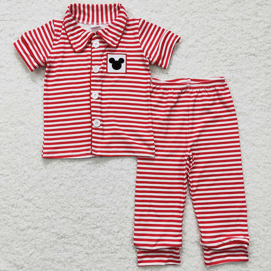 Boutique Baby Boys Pajamas Set Stripe Girls Sleepwear BSPO0040