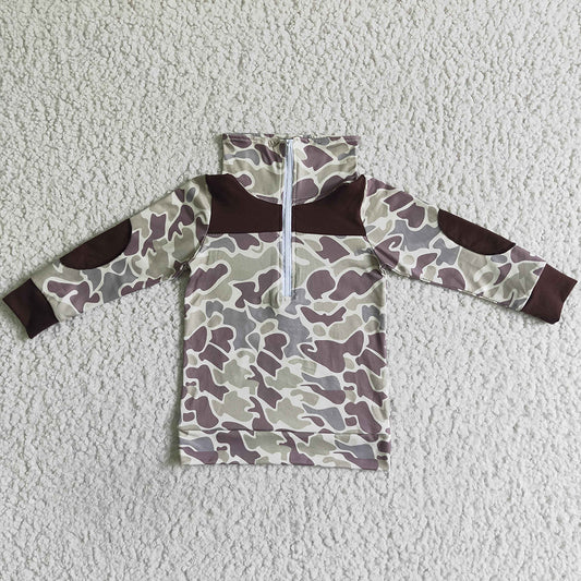 Boutique Boys T-shirt Camouflage Fashion Baby Boy Clothes Top BT0029