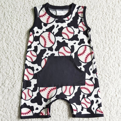 Summer Baby Boy Clothes Hoodie Set Baseball Fashion Boys Clothing Outfits with Cute Baby Romper Boutique Kids Clothing BSSO0065