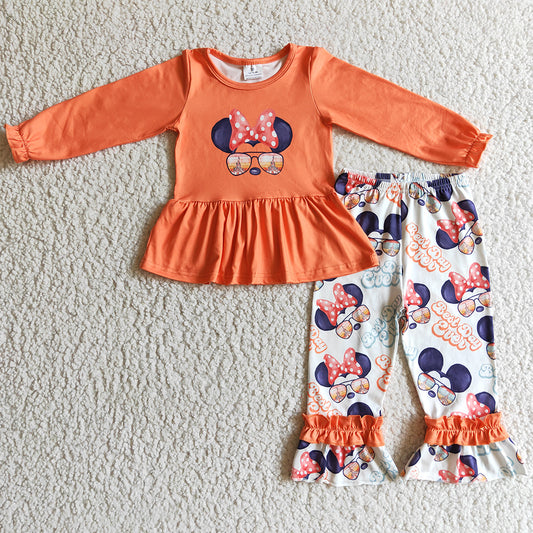 Fall Baby Girl Clothes Long Sleeve Long Pants Outfits GLP0094