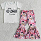 Western Style Baby Girl Clothes Boutique Bell Bottom Outfits GSPO0033