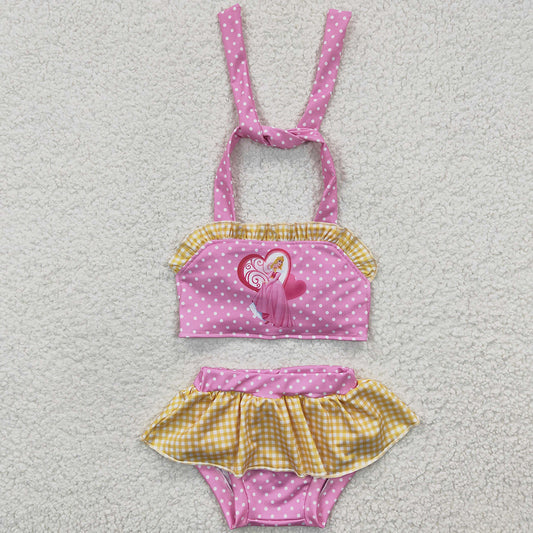 Boutique Girls Princess Swimsuit Swimwear S0058