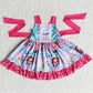 Boutique Kids Clothes Girls Dresses Cute Baby Girls Twirl Dresses E14-2 3.11