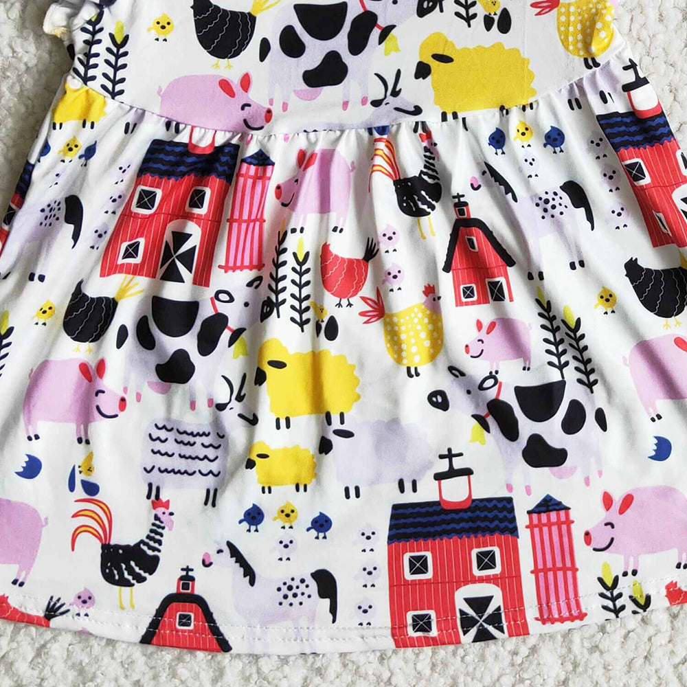 Toddler Baby Girls Clothing Set Farm Cute Girl Boutique Outfits A12-16