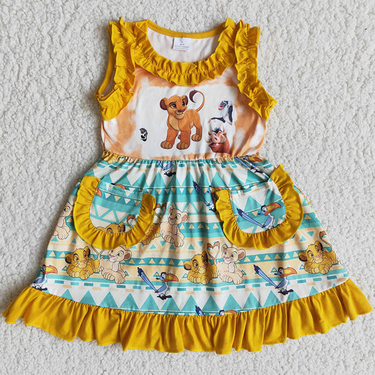 New Fashion Baby Girl Dresses Cute Girls Dress Sleeveless Summer E13-5