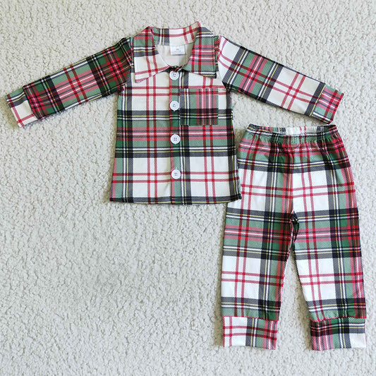 Boys Pajamas Set Long Sleeve Fall Kids Baby Boy Sleepwear 6 A7-15