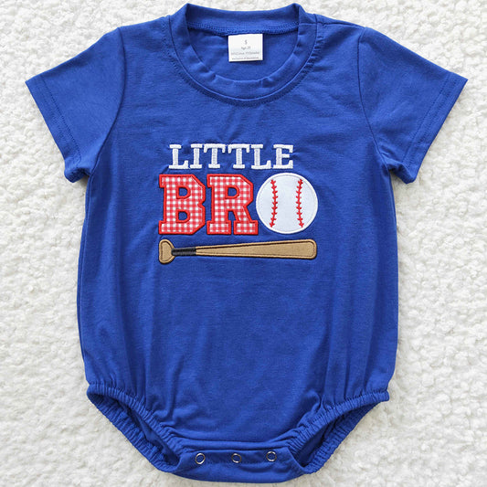 Infant Baby Girls Romper Sibling Little Brother Baseball Rompers SR0291 SR0290