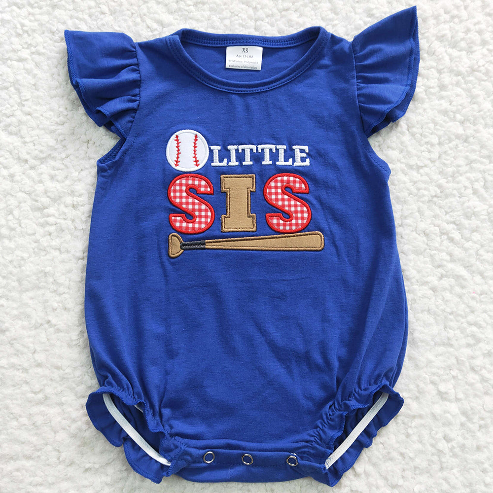 Baby Boys Romper Little Brother Sister Baseball Rompers SR0291 SR0290