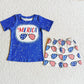 Fashion Baby Girls Clothes July 4th Kids Designer Clothes Girls Summer Outfits Children Clothing D9-17