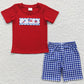 Boutique Boys Clothes July 4th Baby Boy Summer Outfits GSSO0193 BSSO0176