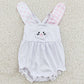 Bunny Print Boutique Baby Girls Romper Easter Baby Clothing SR0111
