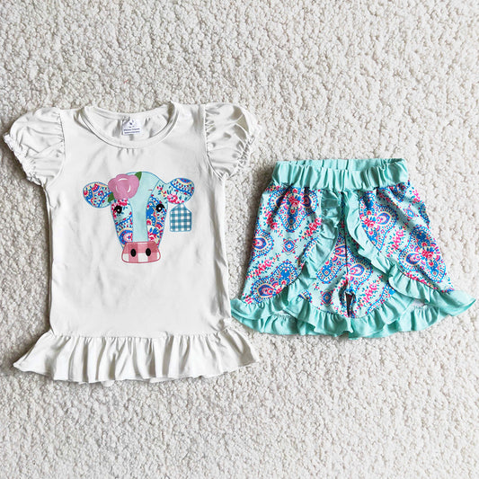 Toddler Baby Girls Clothing Set Summer Kids Boutique Clothing Fashion Kids Girls Clothes Wholesale A4-12