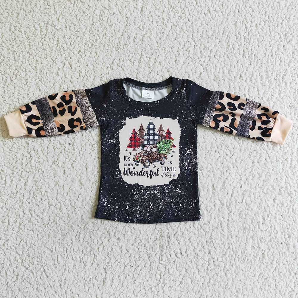 Hot Sale Baby Girl Clothes Merry Christmas Outifts Girl Outfits Boutique Hoodie Top Sequins Bell Pants Set E5-30 BT0037