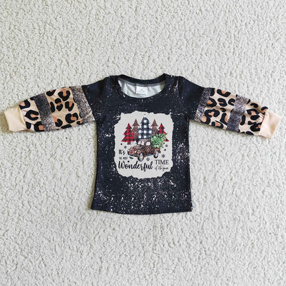 Hot Sale Baby Girl Clothes Merry Christmas Outifts Girl Outfits Boutique Hoodie Top Sequins Bell Pants Set E5-30 BT0037