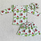 New Design Christmas Baby Girl Clothes Skirt Set GLD0081