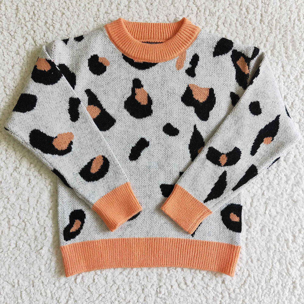 New Leopard Girls Sweater GT0041