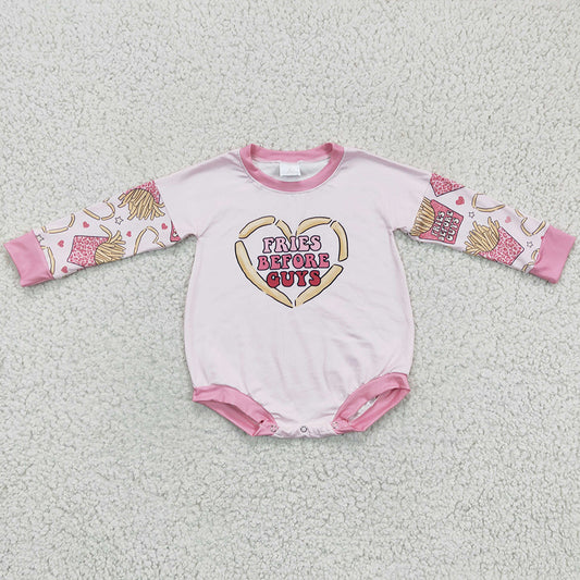 Valentine's Day Baby Girls Romper Pink Love Toddlers Girl Clothes Jumpsuit GLP0354 LR0231