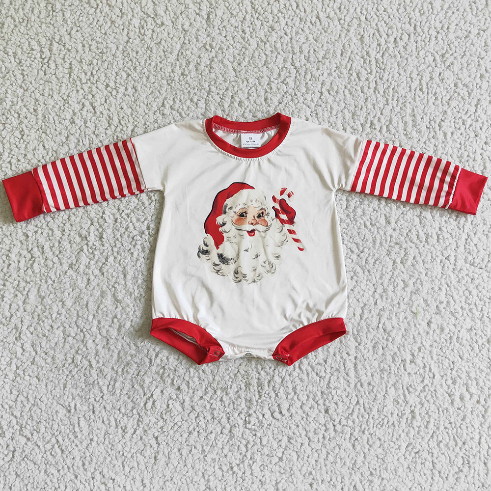 Boutique Christmas Infant Baby Romper 0-6years LR0104