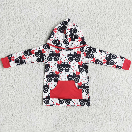 Valentine's Day Boys Hoodies Top Boutique Kids Clothing Boys Clothes Top 6 A11-20