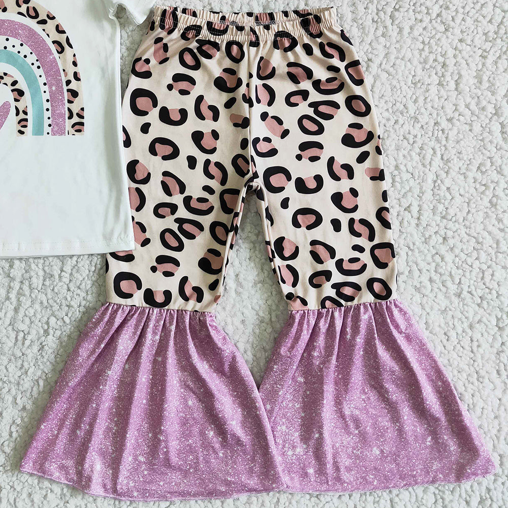 Wholesale Children Clothing Girls Bell Pants Set Fashion Toddler Baby Girl Clothes GSPO0036