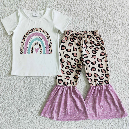 Wholesale Children Clothing Girls Bell Pants Set Fashion Toddler Baby Girl Clothes GSPO0036