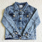 Boutique Girls Jeans Coat Jacket High Quality Baby Girl Denim Coat 6 A5-14