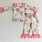 New Boutique Baby Girl Pajamas Cute Christmas Girls Sleepwear GLP0189