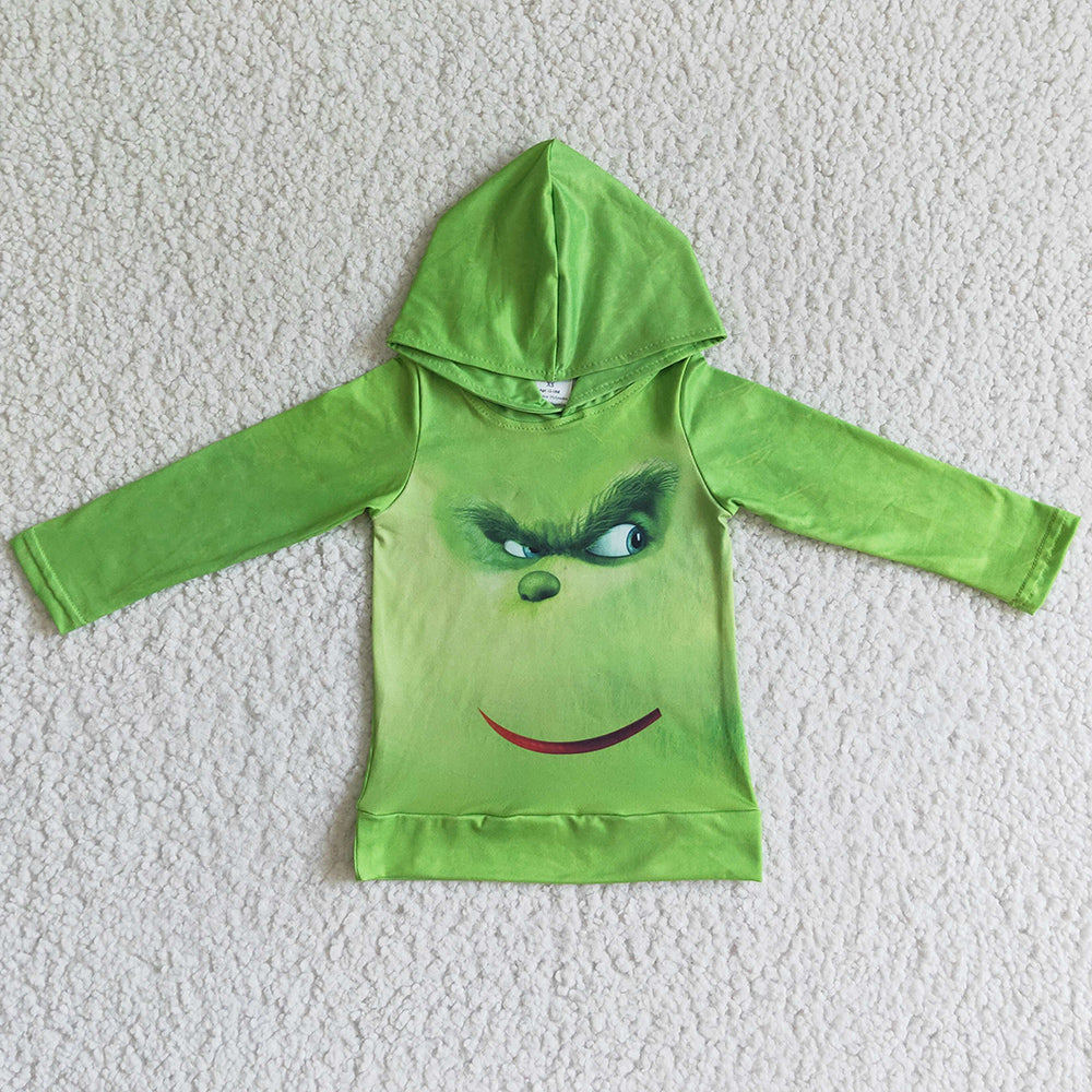 New Design Christmas Kids Hoodie Top Boutique Boys Hooded Clothes BT0051