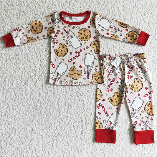 New Boutique Baby Girl Pajamas Cute Christmas Girls Sleepwear GLP0189