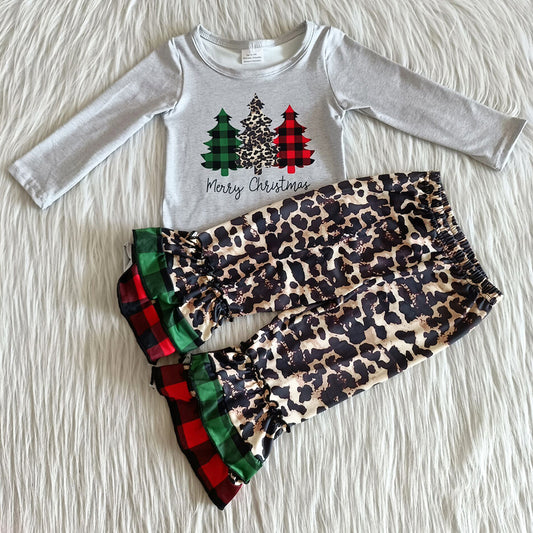 Hot Sale Baby Girls Clothes Christmas Fashion Kids Clothes Girls Boutique Outfits 6 C6-38