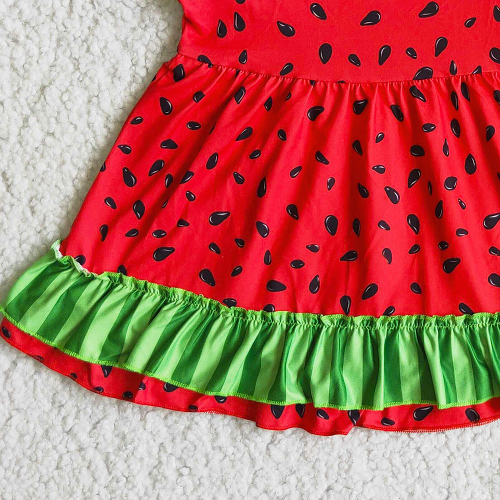 Wholesale Baby Girls Clothes Watermelon Summer Cute Girls Clothing Boutique Children Clothes Set D7-30