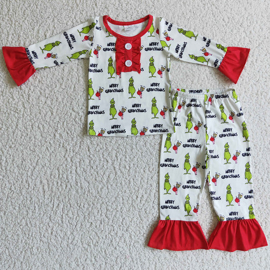 Christmas Boutique Girls Pajamas Set GLP0133