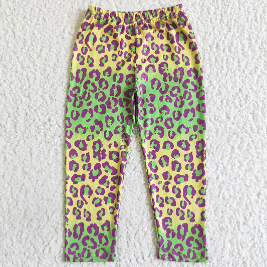 New Fashion Girls Pants Leopard Long Pants P0013