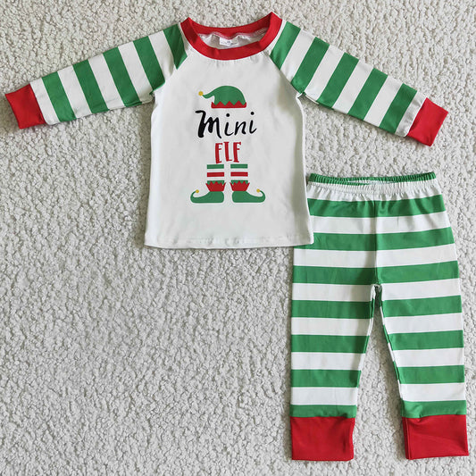 Christmas Boys Clothing Boutique Long Sleeve Outfits BLP0066