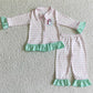 Boutique Girls Dress Sleepwear Christmas Baby Girls Nightgown Santa Claus Embroidery Clothing GLP0134 GLD0069