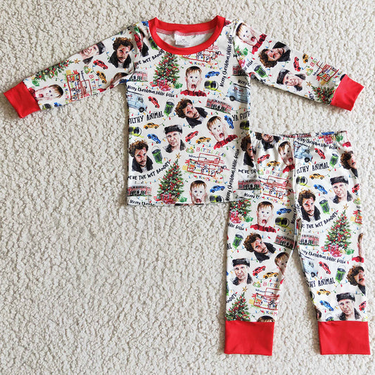 Christmas Boutique Baby Boys Pajamas Fall Winter Girls Sleepwear BLP0113