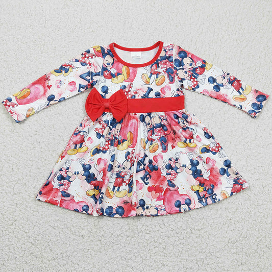 Toddler Baby Girls Dresses Valentine's Day Girls Twirl Dresses GLD0185