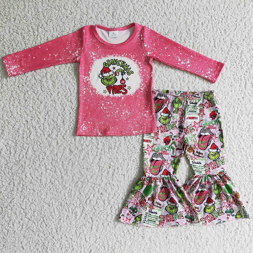 Hot Sale Baby Girl Clothes Christmas Toddlers Outfits GLP0283