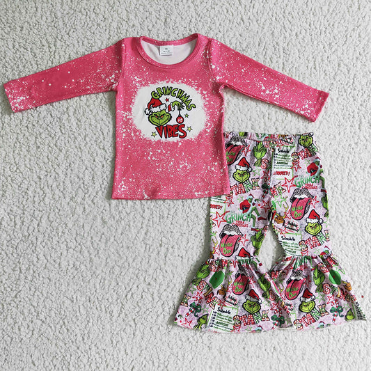Hot Sale Baby Girl Clothes Christmas Toddlers Outfits GLP0283