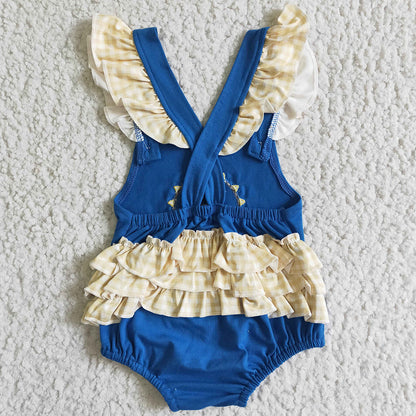 Boutique Girl Romper Embroidery Cute Kids Ropmer You Are My Sunshine SR0035