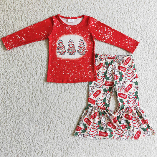 Christmas Toddler Girls Clothes Boutique Baby Kids Set GLP0272